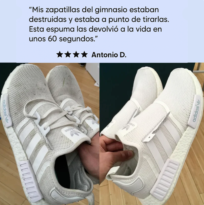 Espuma de zapatos Blurr